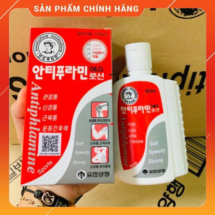 Dầu nóng Hàn Quốc Antiphlamine 100ML - Dầu nóng Antiphlamine Chính hãng Hàn Quốc