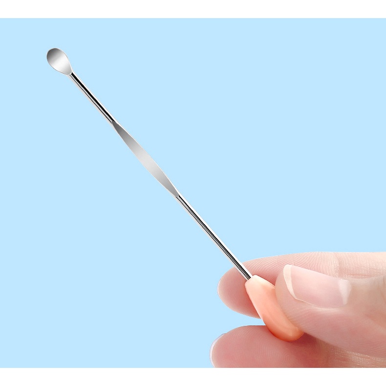 Que Lấy Ráy Tai Inox Không Gỉ Nhỏ Gọn Tiện Lợi An Toàn