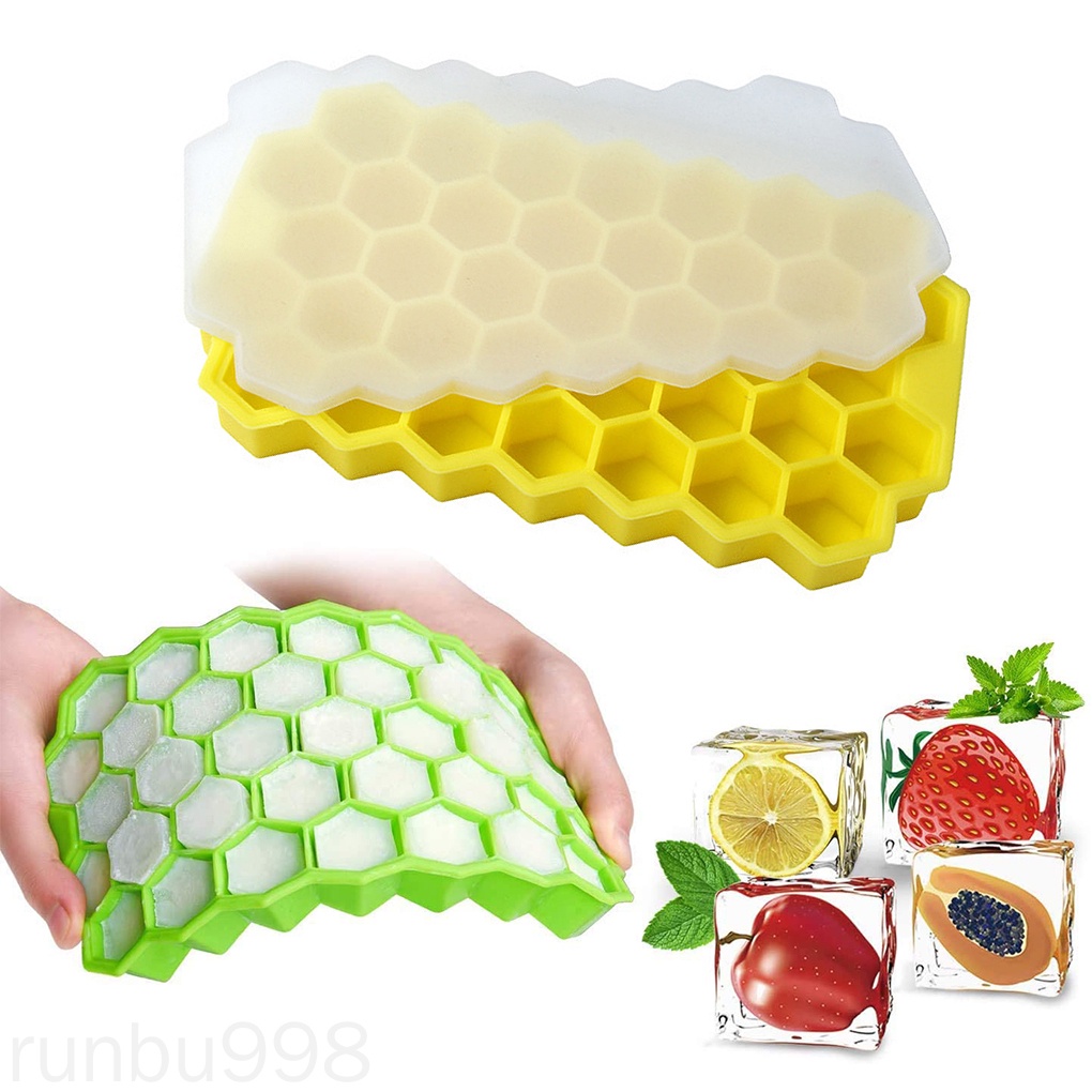 Khuôn Silicone Làm Đá 37 Ô Chống Dính Runbu998