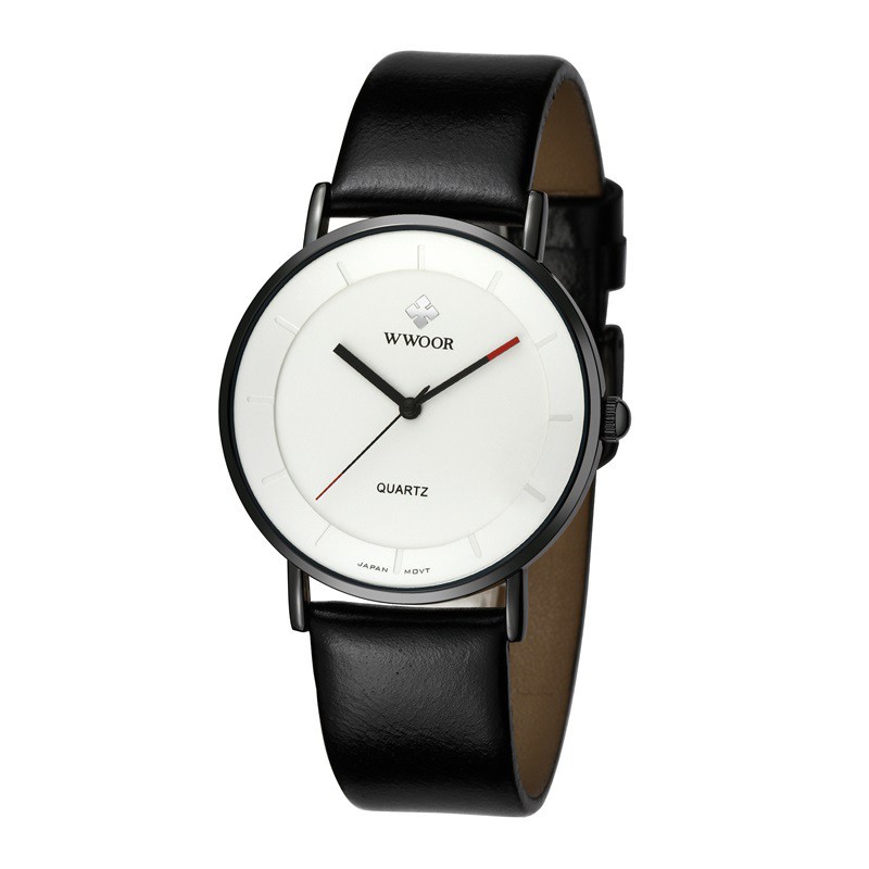 ĐỒNG HỒ NAM WWOOR 8827 DÂY DA CAO CẤP,MẶT TRÒN Bán lẻ giá sỉ