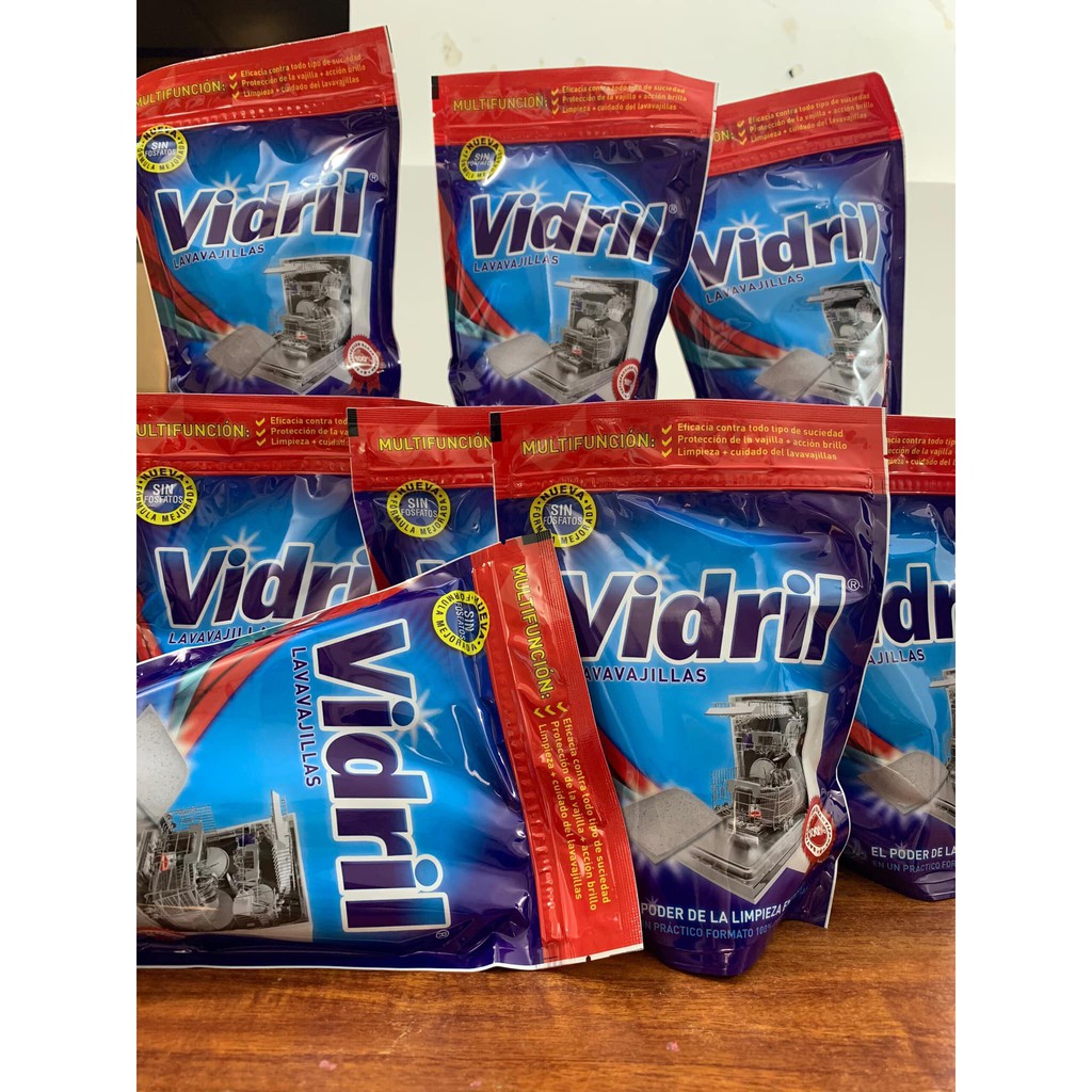 Bột rửa bát 3 trong 1 VIDRIL xuất xứ Tây Ban Nha VIDRIL 360g
