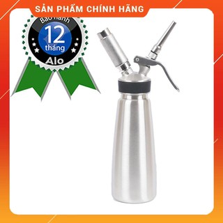 Bình Xịt Kem Tươi Mosa Inox 0.5L - Bình + 1 hộp gas