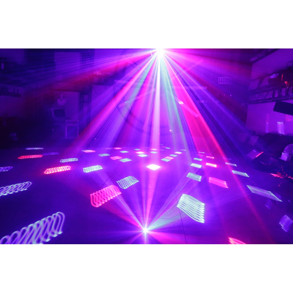 Đèn Laser 3D RGB 6in1 Dành Cho Phòng Bay Đèn Karaoke Đèn Sân Khấu Đèn Laser