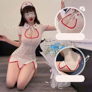 Bộ đồ ngủ hóa trang nữ y tá gợi cảm