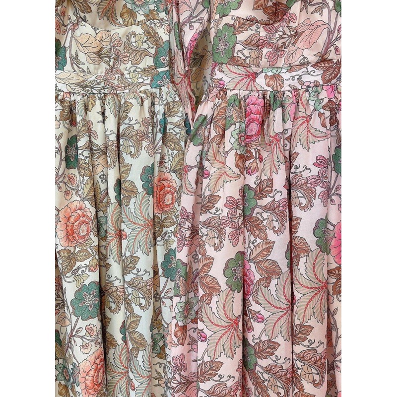 BÁN SỈ VÁY HOA VOAN TƠ CÚP NGỰC 2M CHO NỮ | BigBuy360 - bigbuy360.vn