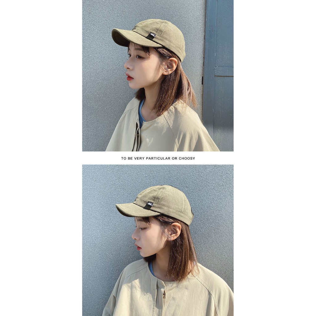 Mũ Bóng Chày Mềm Vành Ngắn Phong Cách Hip Hop Nhật Bản Cho Nam Và Nữ