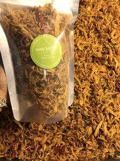 Gà khô lá chanh !