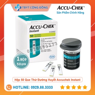 Que Thử Đường Huyết Accu-Chek Instant 25 que, 50 que, 150 que -  hàng