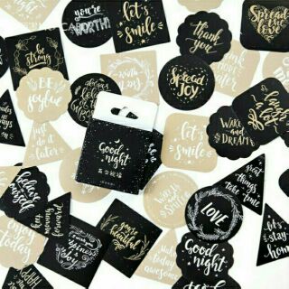 Bộ 45 sticker câu chúc Blessing Wishes