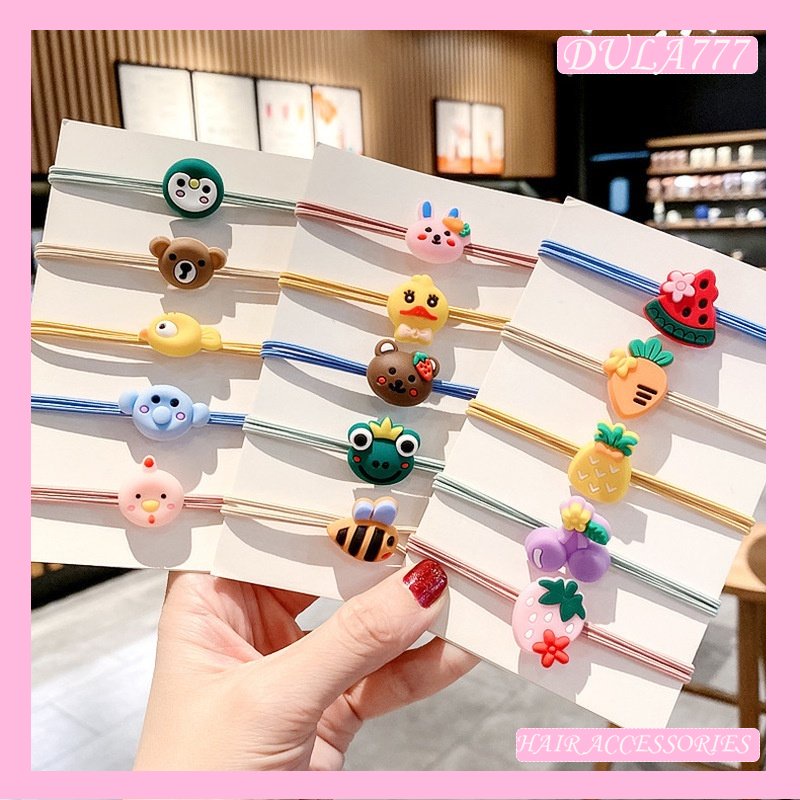 Dây Buộc Tóc Họa Tiết Hoa Acrylic Thời Trang Hàn Quốc Cho Nữ