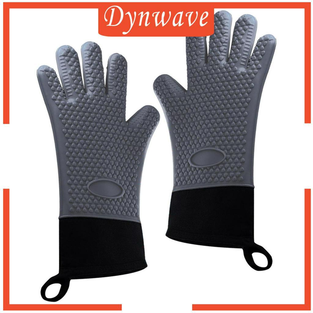 [DYNWAVE] Kitchen Oven Gloves Anti-scalding Mitts for Baking Barbecue Cooking Grilling