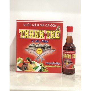 Nước mắm nhĩ cá cơm thanh thể phan thiết - thùng 6 chai 500ml - loại chai nhựa