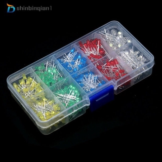 Set 500 Điốt Đèn Led 3mm 5 Màu Chuyên Dụng
