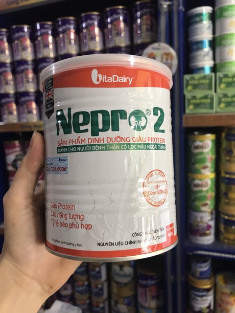 Combo 4lon Sữa Nepro số 1 và 2 400g