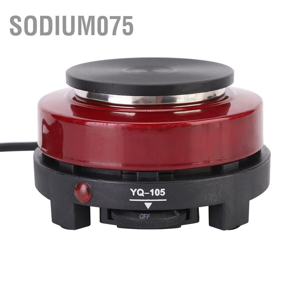 Có thể bán buôn Máy sưởi bếp điện mini di động gia đình 500W (Ổ cắm 220-240V EU màu đỏ) Sodium075 Hàng giao ngay