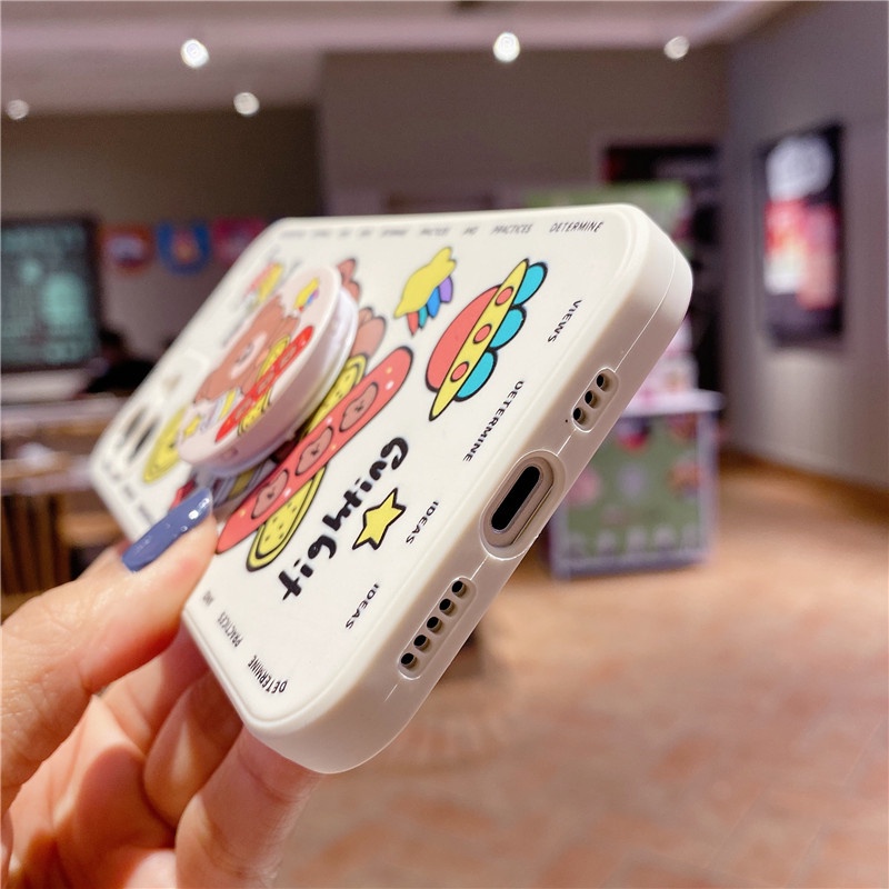 Case Realme C1 Realme C2 Realme 8 4g Realme 8 pro 4g Realme C11 2021 Realme c21 Realme C15 Realme C12 Realme c25 c25s Narzo 30A Skateboard bear silicon grips phone Case