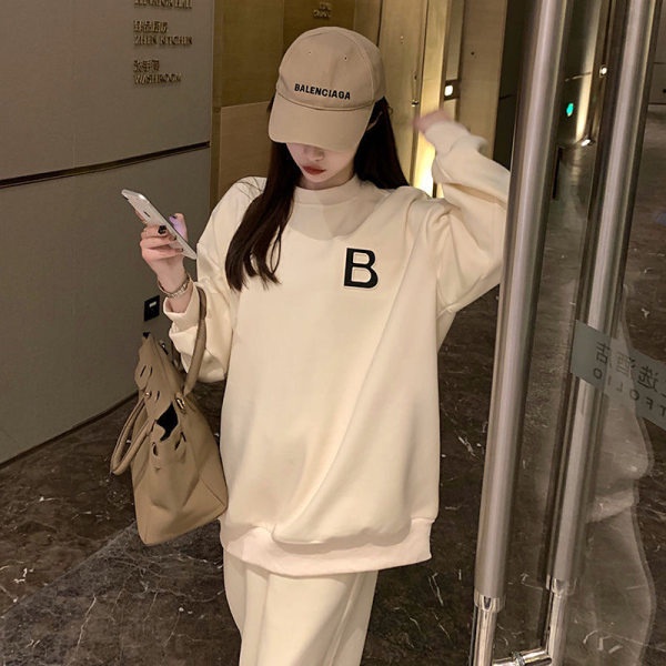 Set Đồ 2 Món Áo Tay Dài + Quần Dài Phong Cách Hàn Quốc Cho Nữ | BigBuy360 - bigbuy360.vn