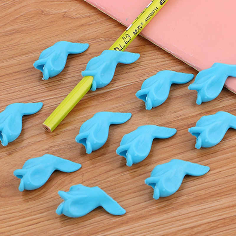 Set 2 Kẹp Bút Chì Bằng Silicon Tiện Dụng Cho Bé