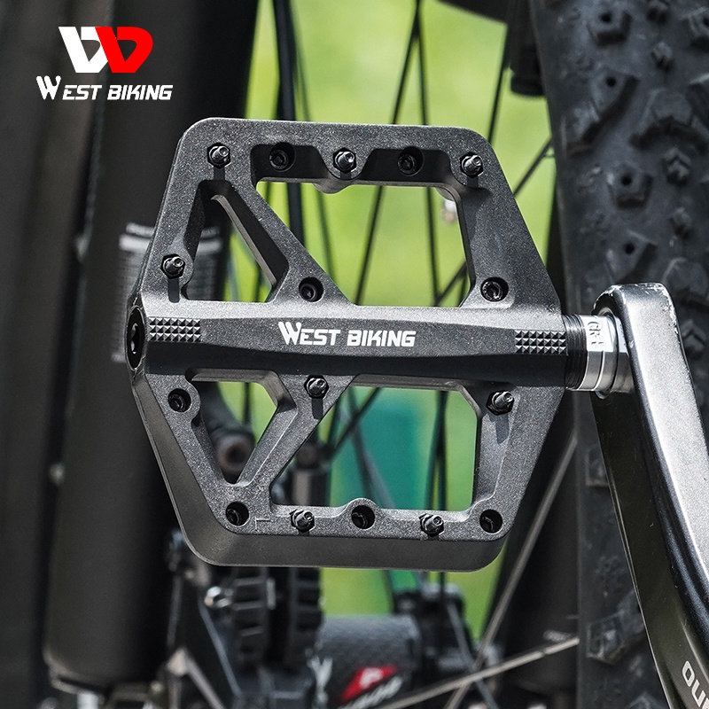 Bộ 2 Bàn Đạp Bằng Nilon Siêu Nhẹ Chống Trượt / Thấm Nước Chuyên Dụng Cho Xe Đạp MTB BMX