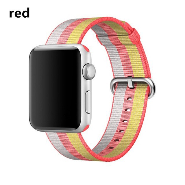 Dây đeo bện nylon mịn mượt cho đồng hồ Apple Watch 5 4 3 2 1 44mm/ 40mm/38mm/42mm