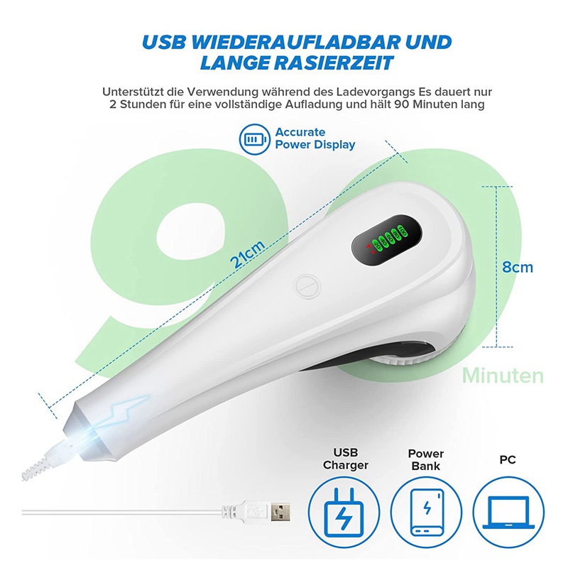 Máy Cạo Xơ Vải / Xơ Vải Có Thể Sạc Lại Bằng Cổng USB