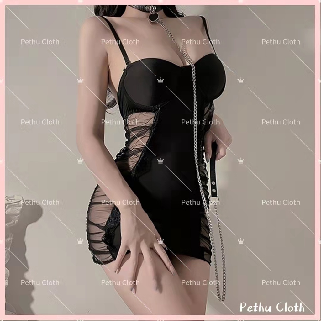 （Q1,HCM)🤞Đồ ngủ nữ sexy Có mút đệm ngực2 dây Chất Thun Tăm Mềm Mại Mặc Ngủ Thoải Mái 40-65kg--023