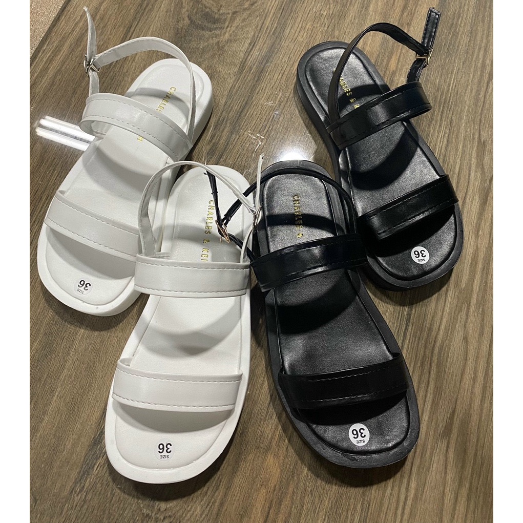 Dép Sandal Đế Bằng 2 Quai Trơn Cực Đẹp Và Êm Chân