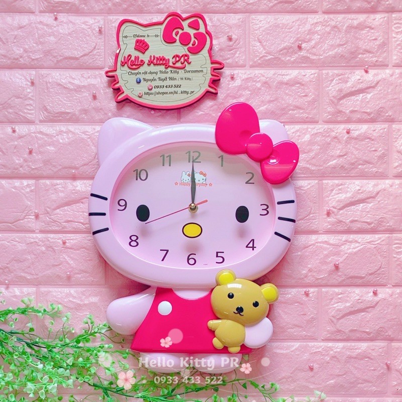 Đồng hồ treo tường HELLO KITTY