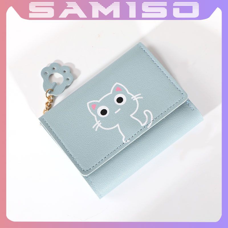 Ví nữ ngắn đẹp cầm tay mini nhỏ gọn bỏ túi nhiều ngăn dễ thương NG33