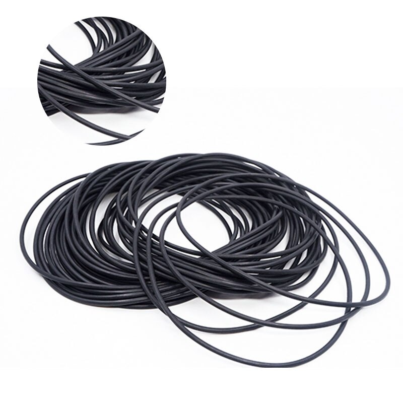 Set 10 Vòng Đệm Cao Su Nitrile OD52 / 55 / 60 / 62 / 65 / 70 / 7275 / 80 / 85 / 90 / 95 / 100 * 2.5mm Chống Thấm Dầu