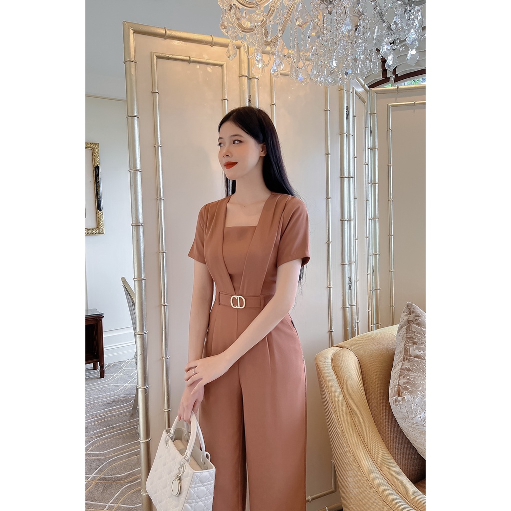 Jumpsuit cổ vuông phối đai eo CD ZYM'S HOUSE K1382, K1383