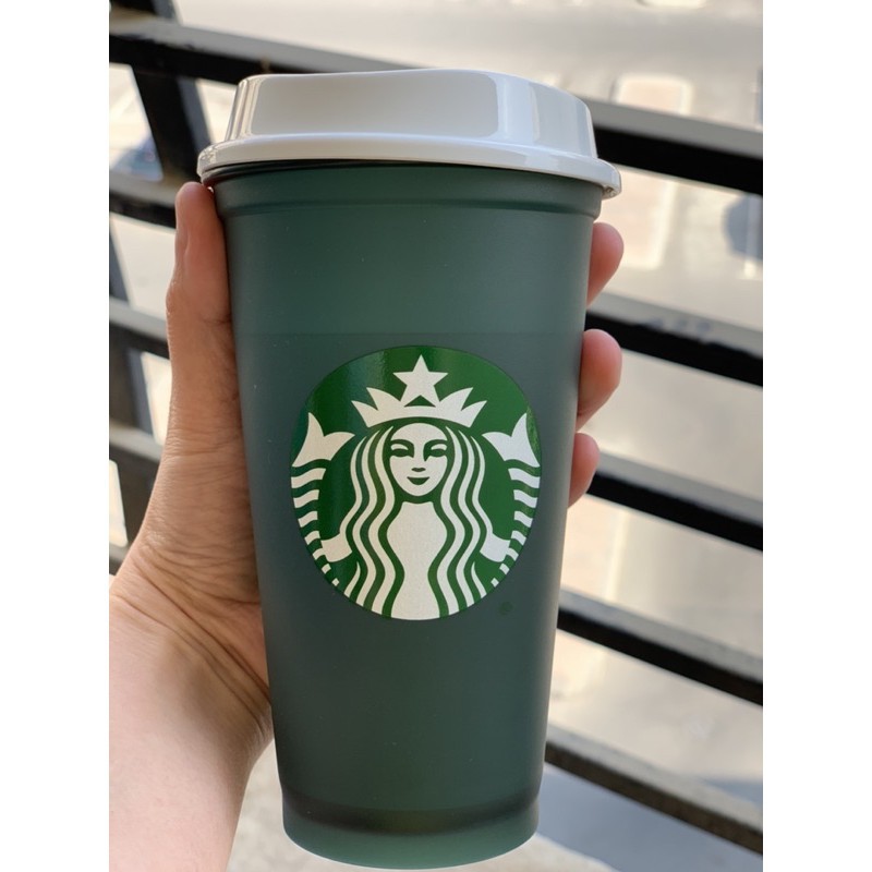 Starbucks hot cup Ly Uống Cà Phê Thay Đổi Màu Sắc Độc Đáo Dung Tích 473ml / 16floz