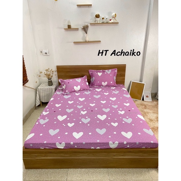 sét ga gối cotton hàn siêu thoáng mát dày dặn