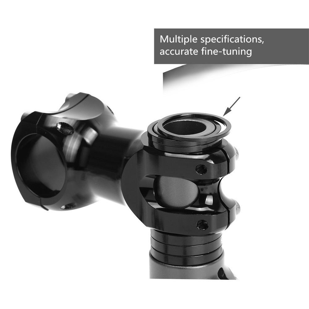 Danilo Vòng Đệm Phuộc Xe Đạp Bằng Hợp Kim Nhôm Màu Đen Có Thể Điều Chỉnh