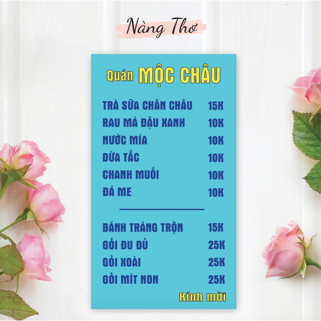 BẢNG HIỆU IN BẠT NGOÀI TRỜI NỘI DUNG THEO YÊU CẦU_NÀNG THƠ DECAL