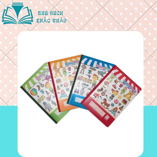 Vở 4 ô ly 48 trang Hồng Hà Baby Shop 0518