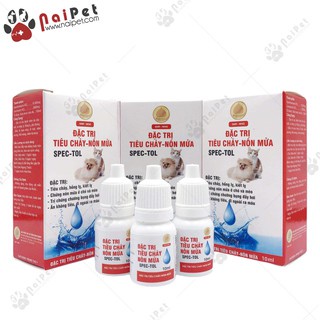 Lọ Hỗ Trợ Tiêu Chảy Nôn Mửa Cho Chó Mèo Spec-Tol Wins Group 10ml