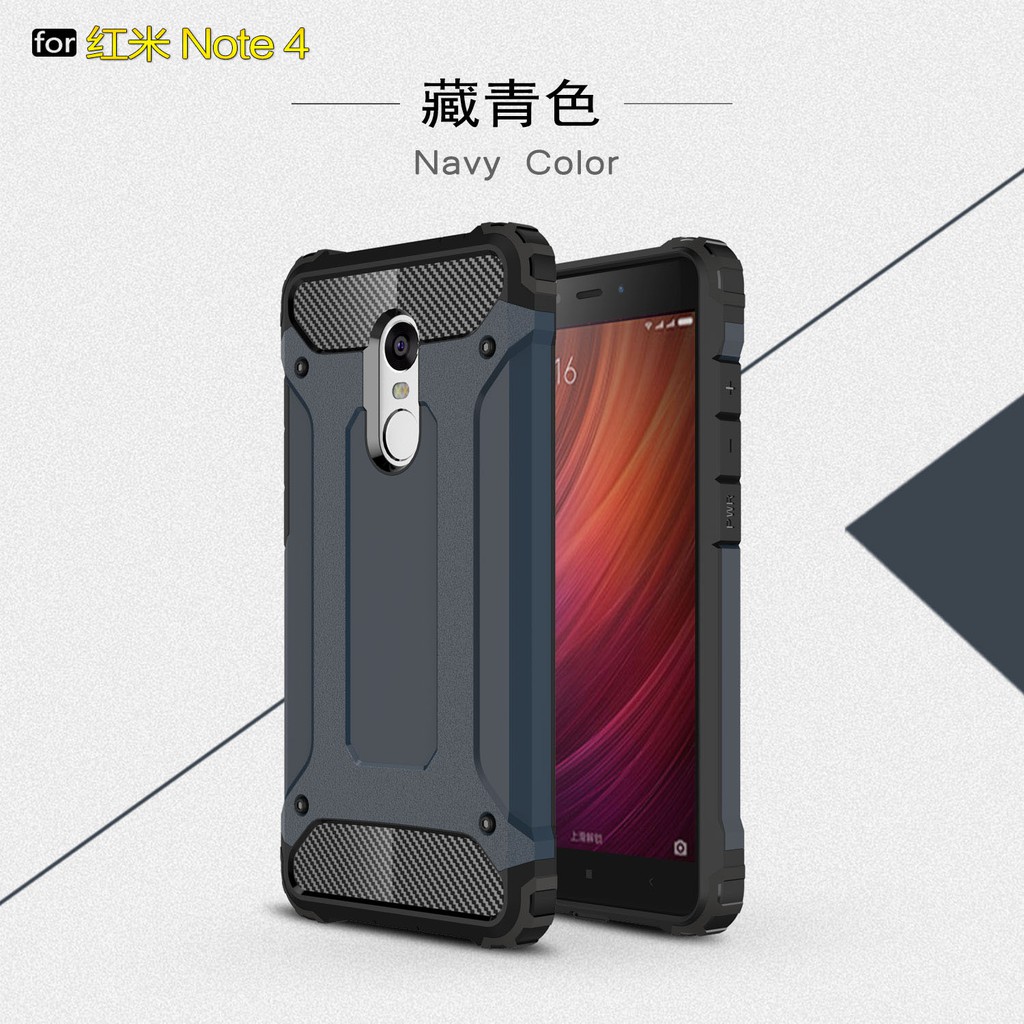 Ốp Lưng Chống Sốc Chất Lượng Cao Cho Xiaomi Redmi 4x / Note 4 / Note 4x / Note 3