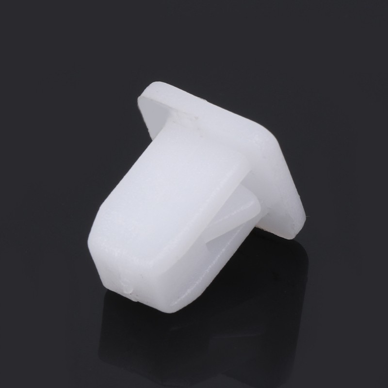 Combo 10 đinh tán nhựa vuông màu trắng 8.5mm cho xe hơi , ô tô - Chốt vít nở