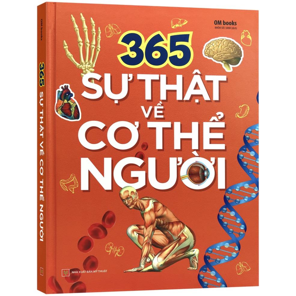 Sách - 365 Sự Thật Về Cơ Thể Người (tái bản 2021) - Minh Long