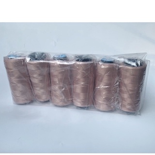 [CHỈ TƠ VẮT SỔ 5000M] VỈ 6 CUỘN- Màu Lợt