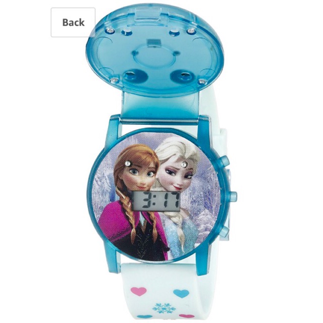 (Hình thật, quay thật)  Đồng hồ Elsa Disney có nhạc hàng xách tay us