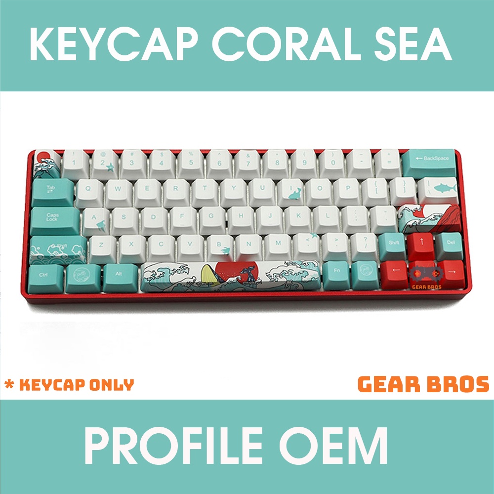 Keycap Cho Bàn Phím Cơ Thick PBT CHERRY XDA OEM SA In Dyesub | Gearbros