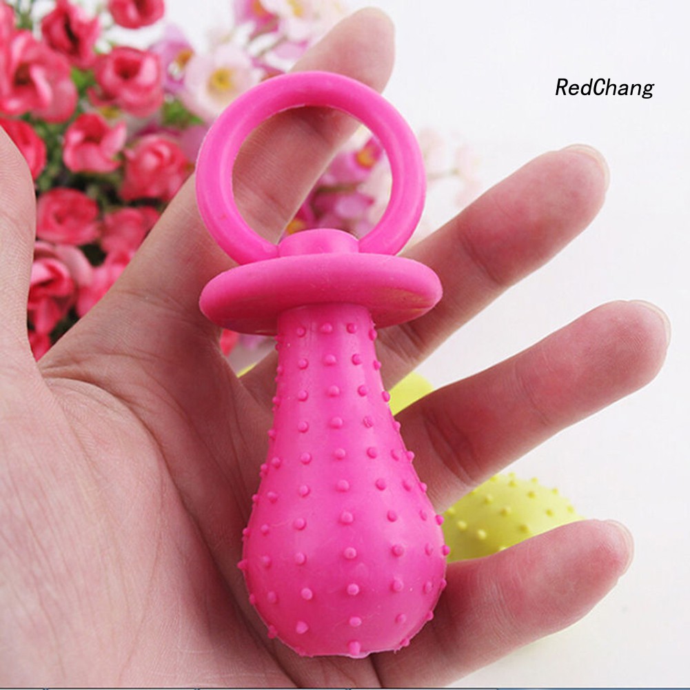 1 Núm Vú Giả Bằng Cao Su Màu Sắc Ngẫu Nhiên Cho Thú Cưng