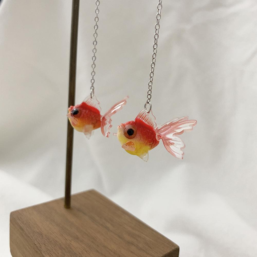 Bông Tai May Mắn Thời Trang|Khuyên Tai Giọt Nước Đính Đá Pha Lê