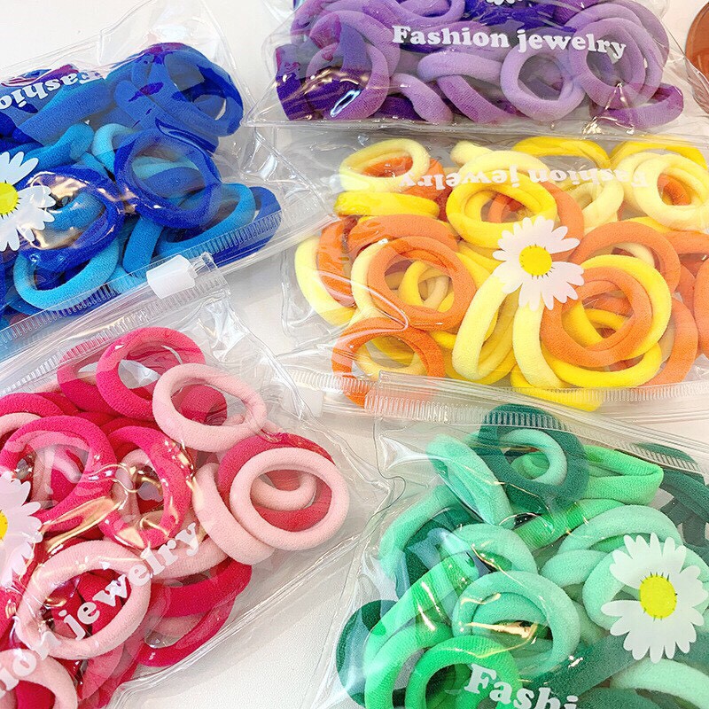 Túi 50 Chun Trơn Màu Sắc Cho Bạn Gái