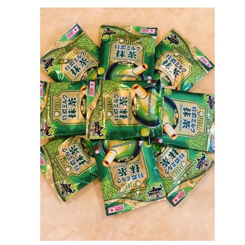 Combo 5 gói Kẹo trà xanh UHA Nhật Bản 58gr date mới