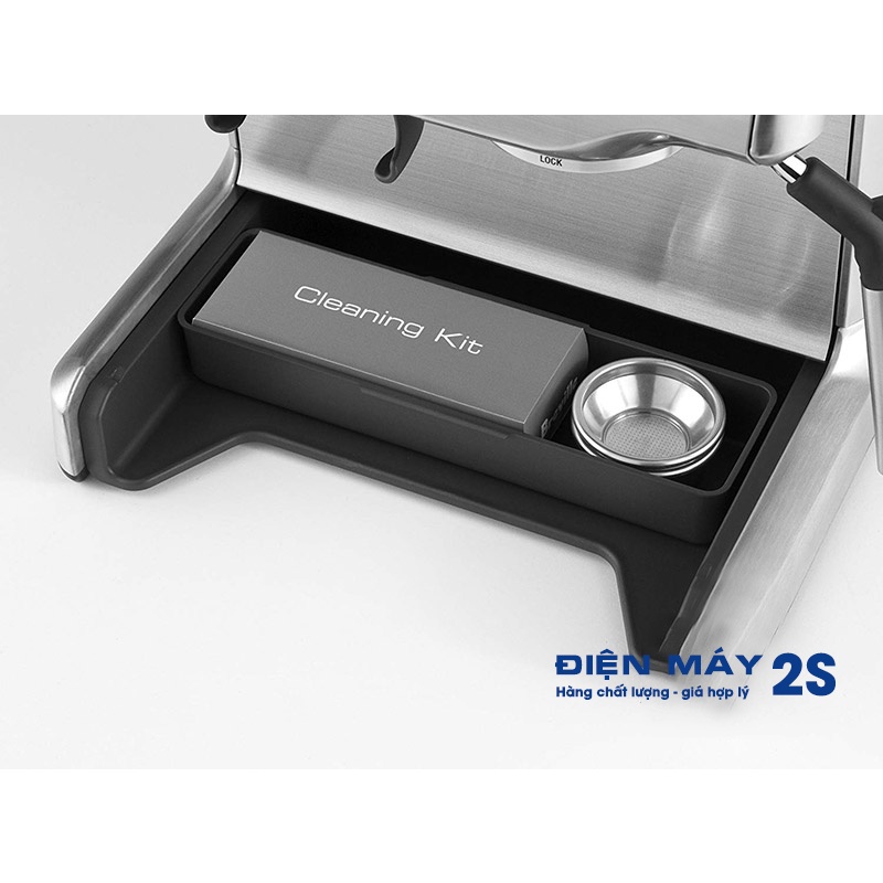 [HCM-Sẵn hàng] Máy pha cà phê, máy pha cafe Breville 870 tự động, tích hợp xay và pha trong một, giá tốt Shopee 2023