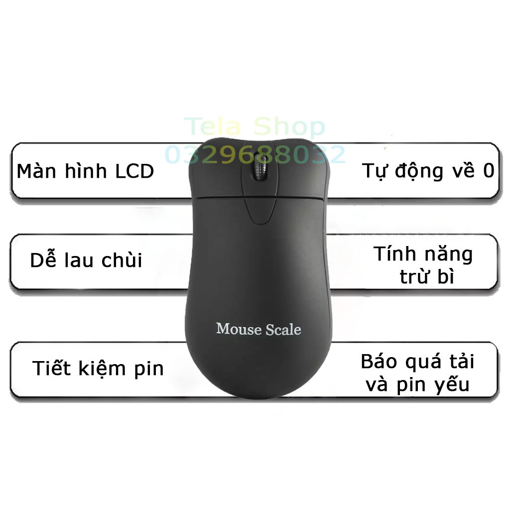 Cân Tiểu Ly Mini 200g Chuột Máy Tính Chính Xác Cao Tặng Pin Tela Shop ( Bảo hành 1 năm )