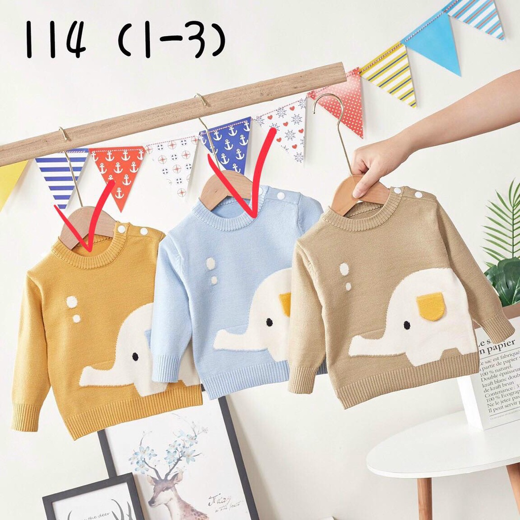Áo len bé trai từ 3 đến 15kg. kéo sang phải để xem thêm mẫu